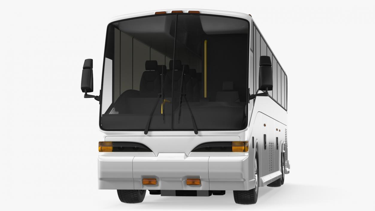 Charter Bus Simple Interior 3D