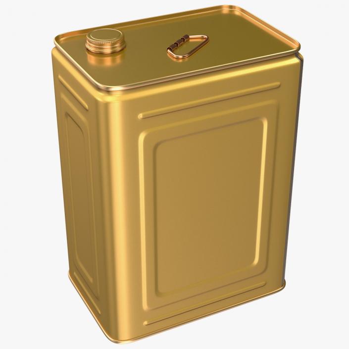 3D Metal Can 10L model