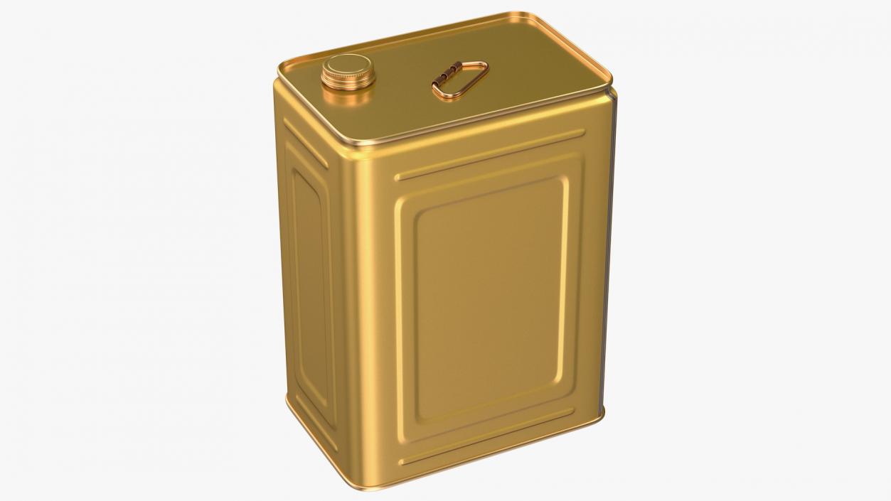 3D Metal Can 10L model