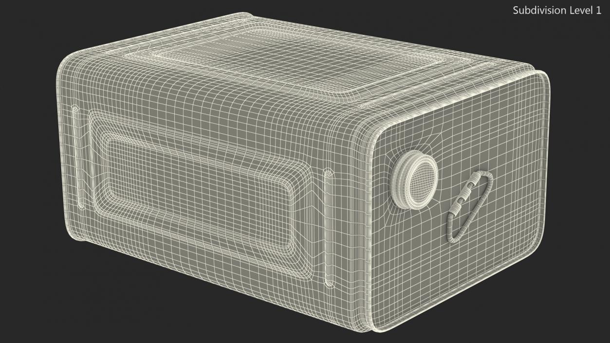 3D Metal Can 10L model