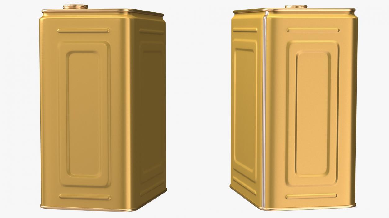 3D Metal Can 10L model