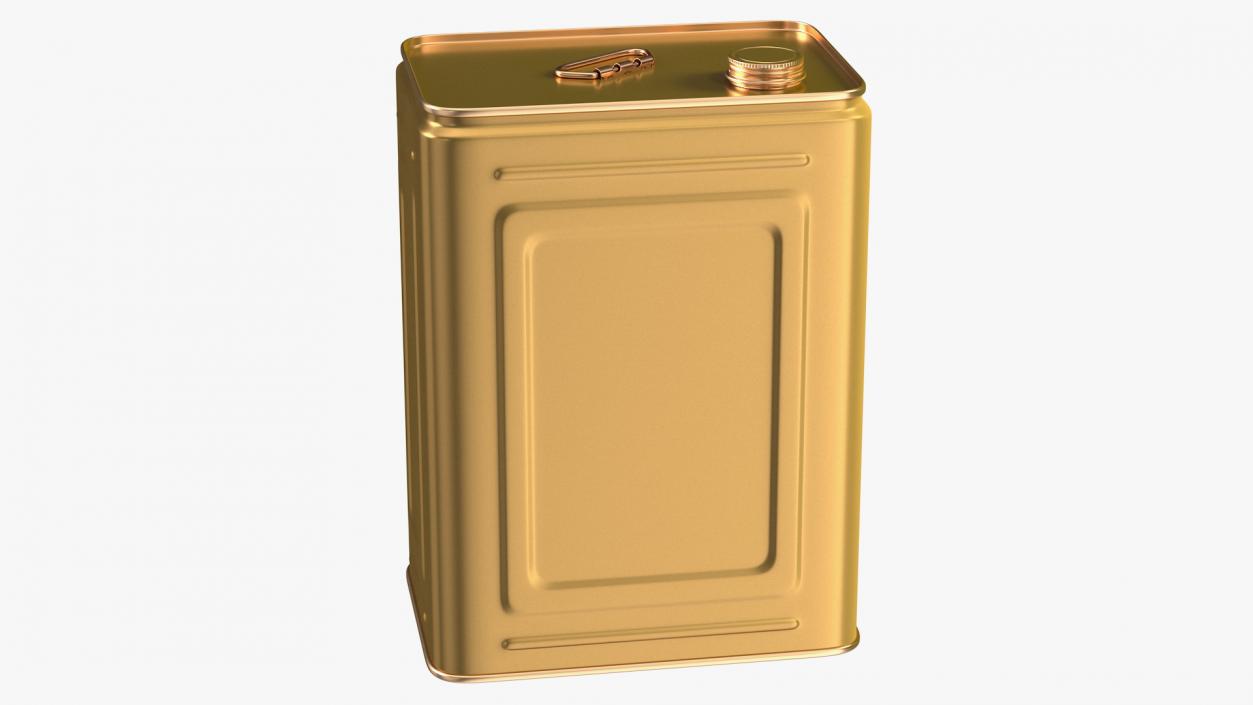 3D Metal Can 10L model