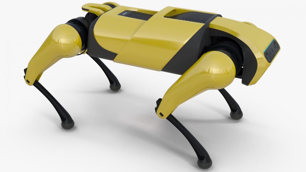 3D Dog Robot Yellow