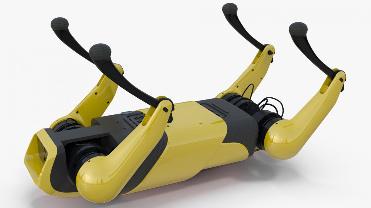 3D Dog Robot Yellow