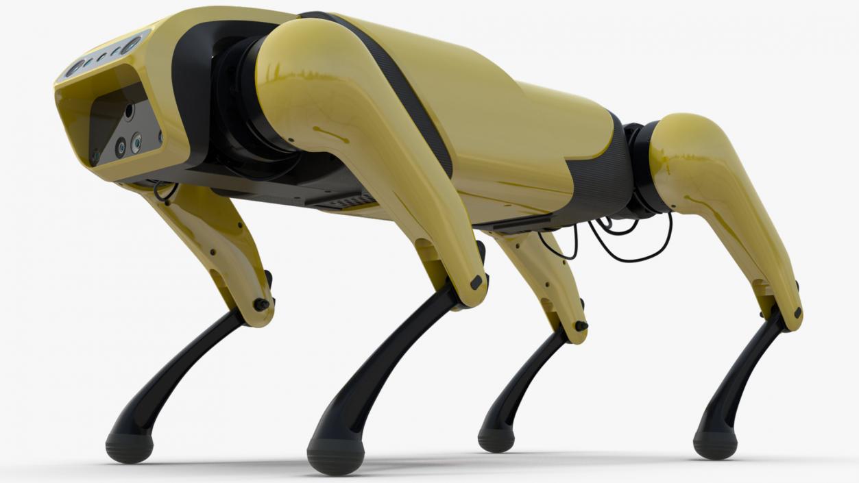 3D Dog Robot Yellow