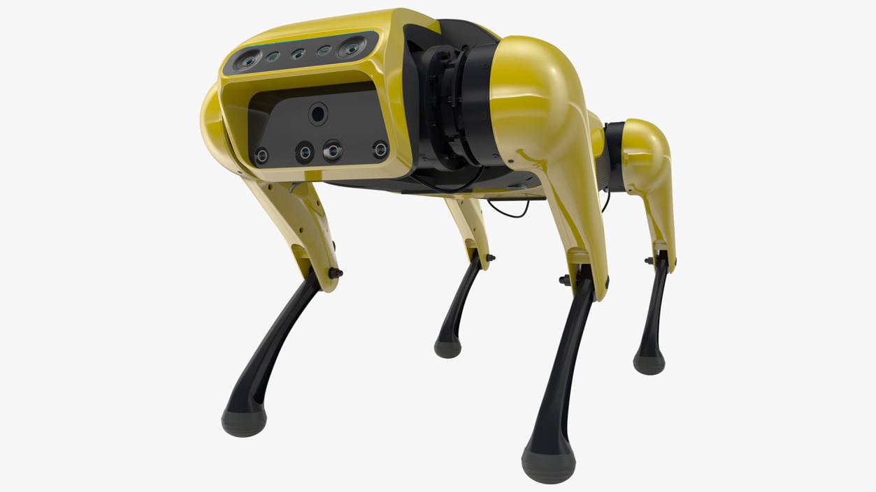 3D Dog Robot Yellow