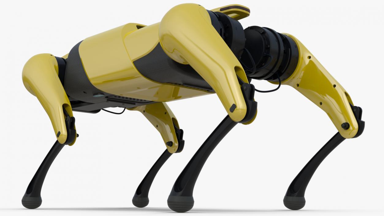 3D Dog Robot Yellow