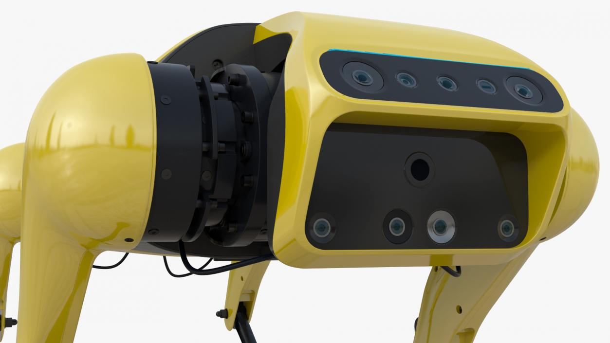 3D Dog Robot Yellow