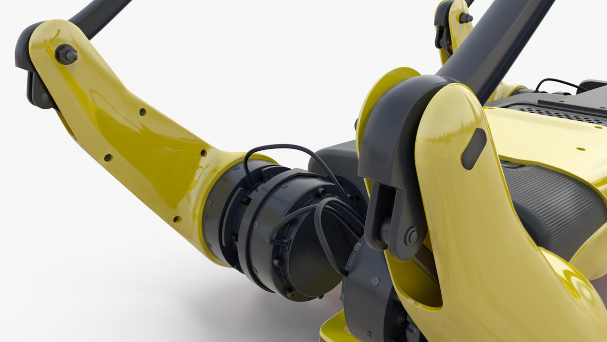 3D Dog Robot Yellow