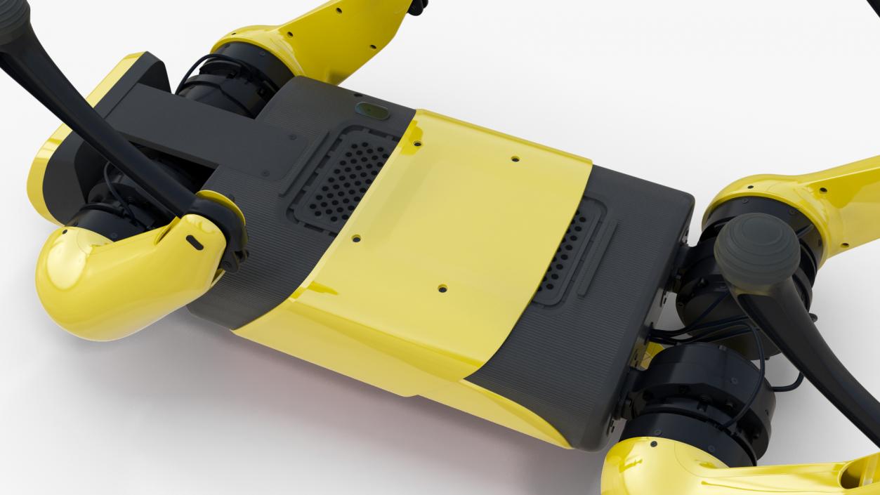 3D Dog Robot Yellow