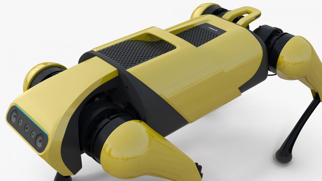 3D Dog Robot Yellow