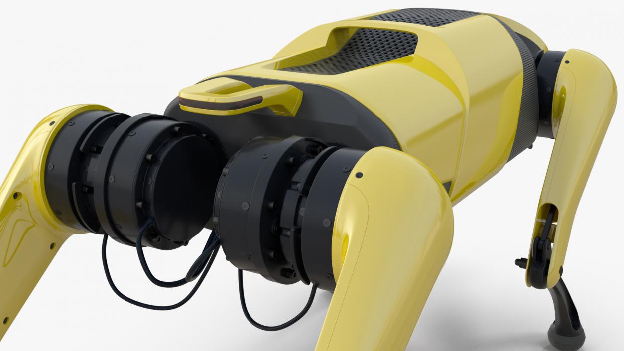 3D Dog Robot Yellow