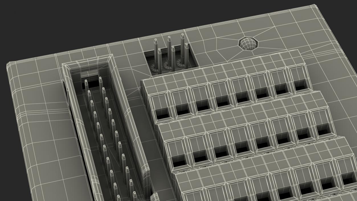 UNO Screw Terminal Block 3D model