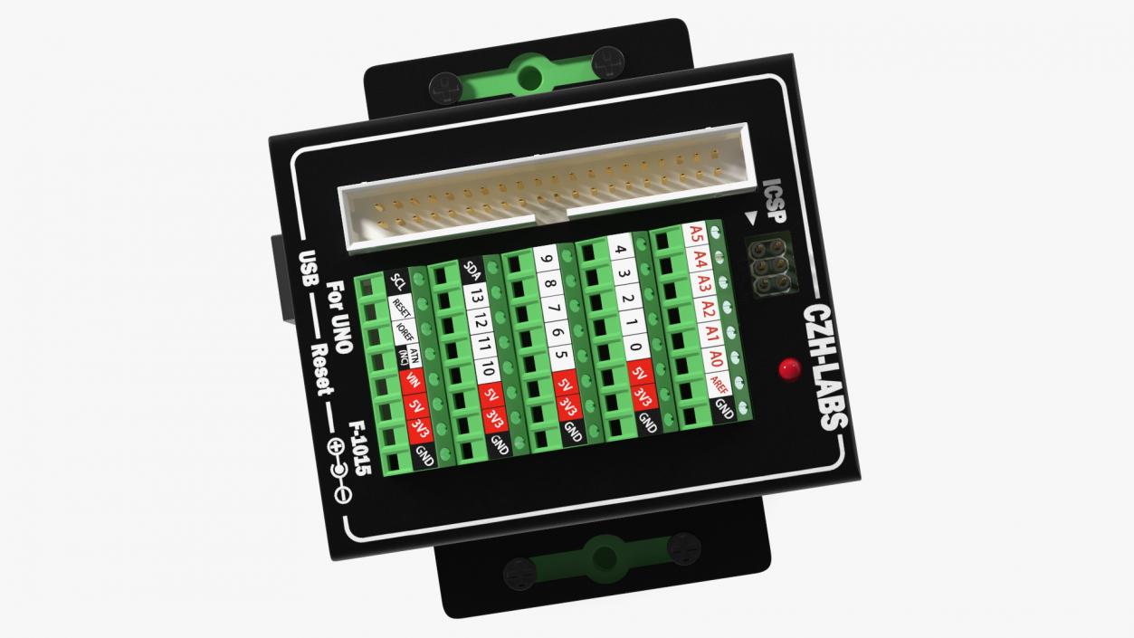 UNO Screw Terminal Block 3D model