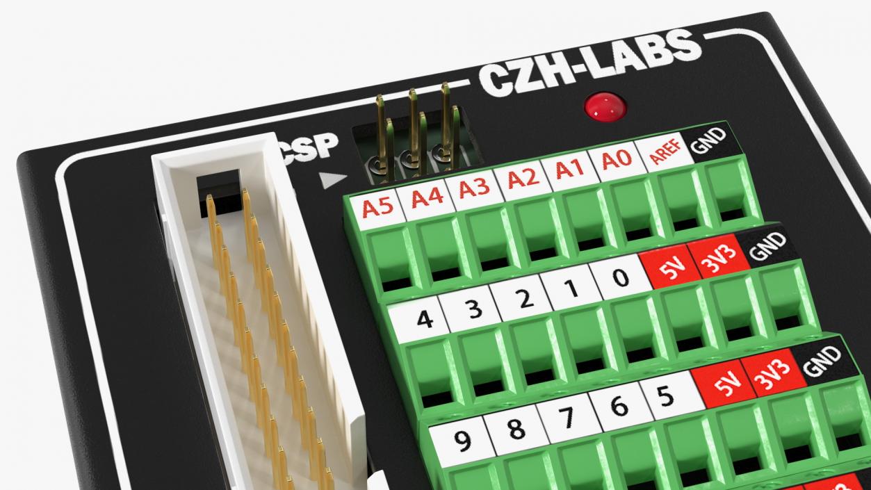 UNO Screw Terminal Block 3D model