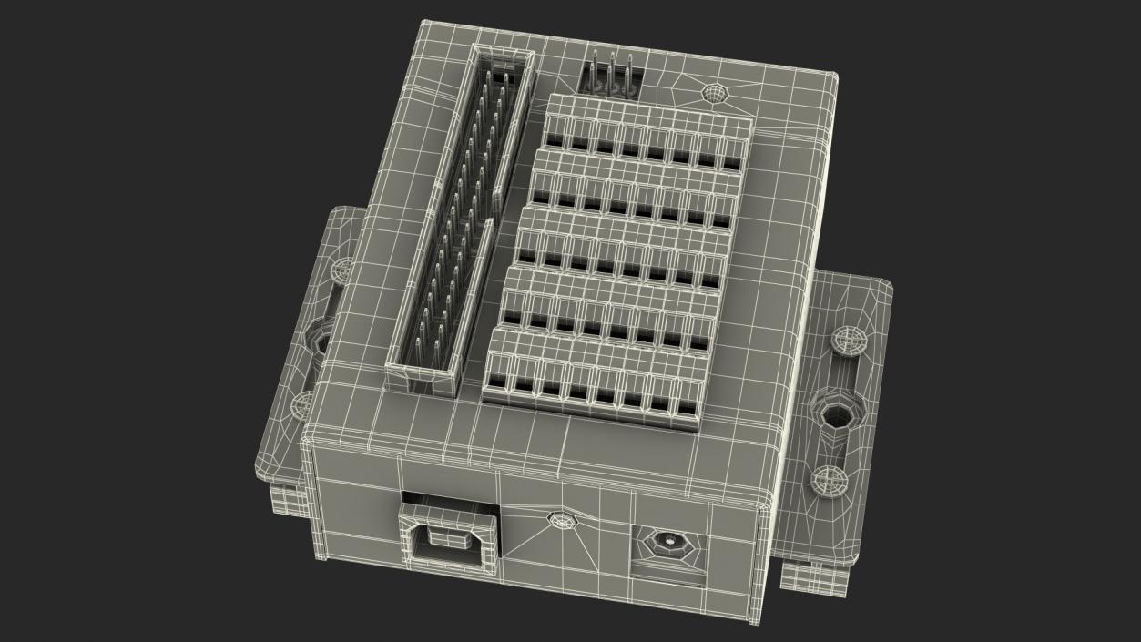 UNO Screw Terminal Block 3D model