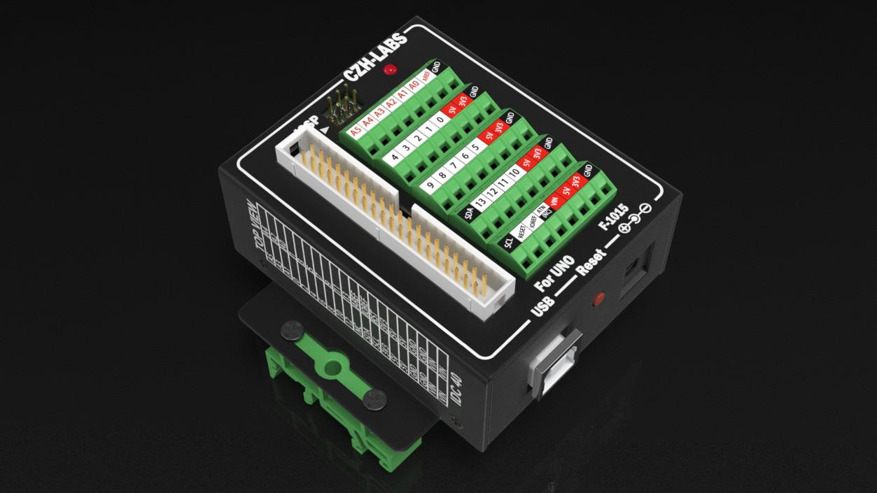 UNO Screw Terminal Block 3D model