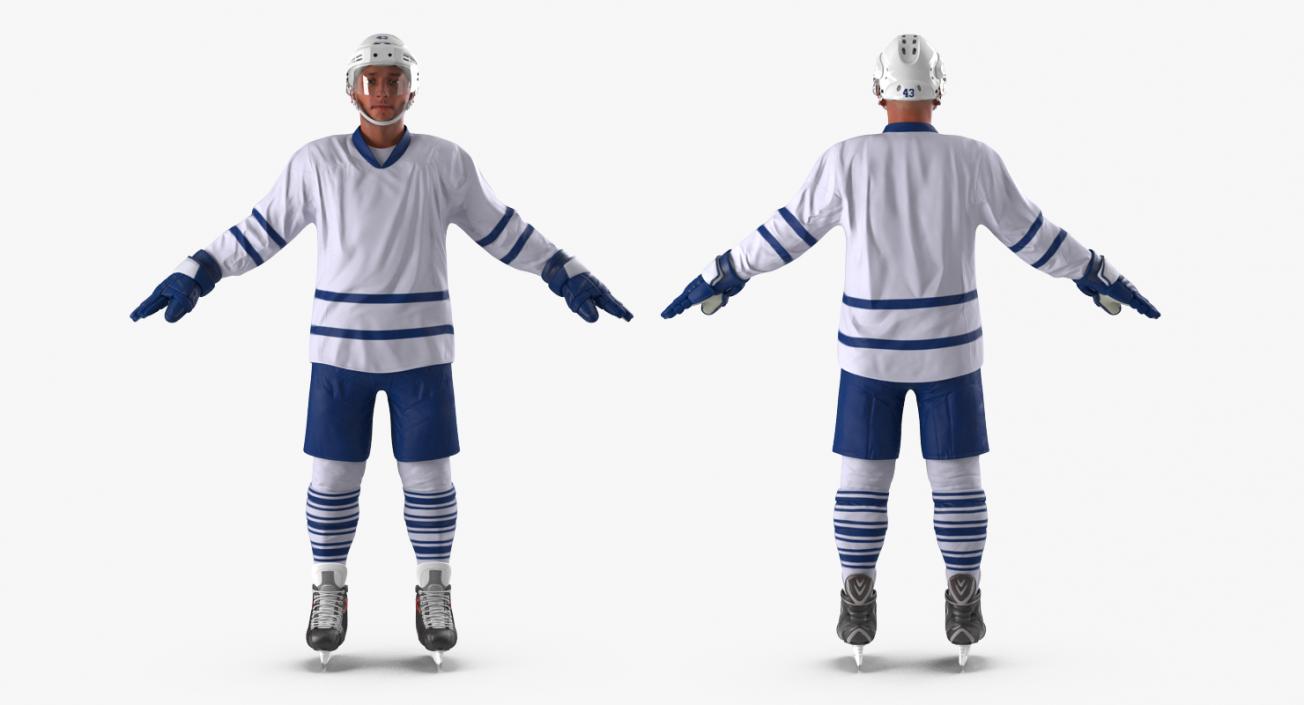 3D Hockey Player Generic 3 model