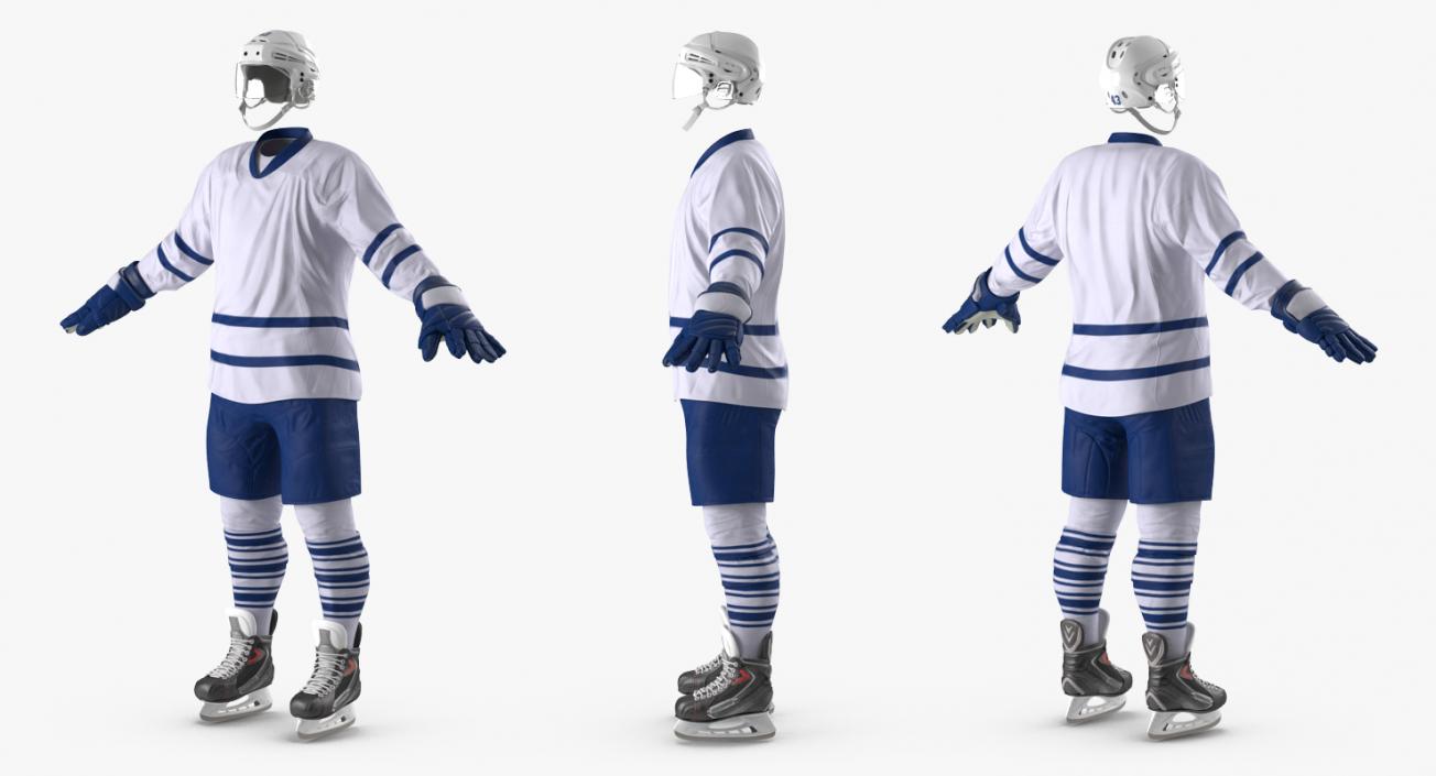 3D Hockey Player Generic 3 model