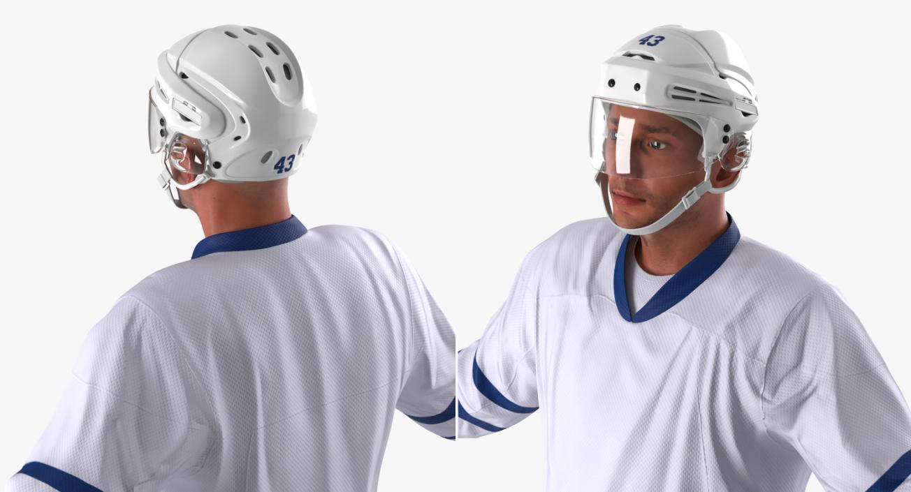 3D Hockey Player Generic 3 model