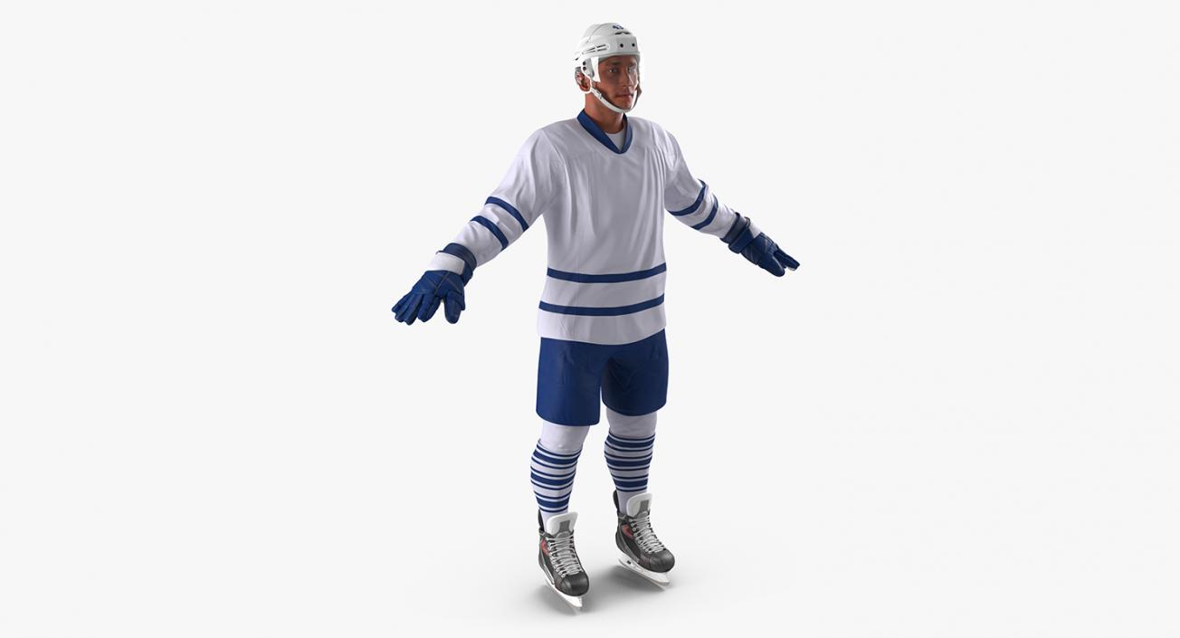 3D Hockey Player Generic 3 model