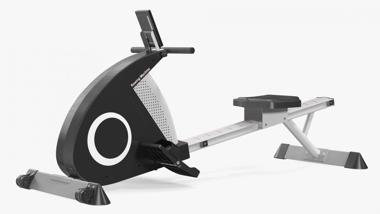 3D Magnetic Rowing Machine model