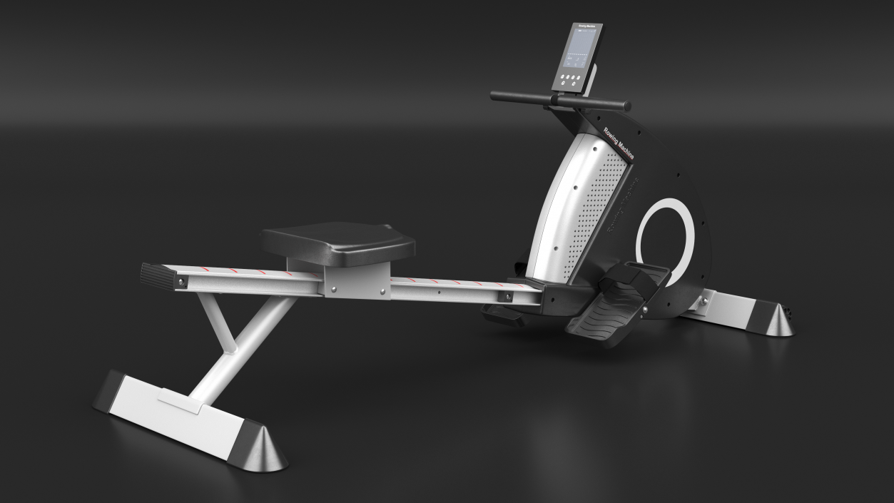 3D Magnetic Rowing Machine model