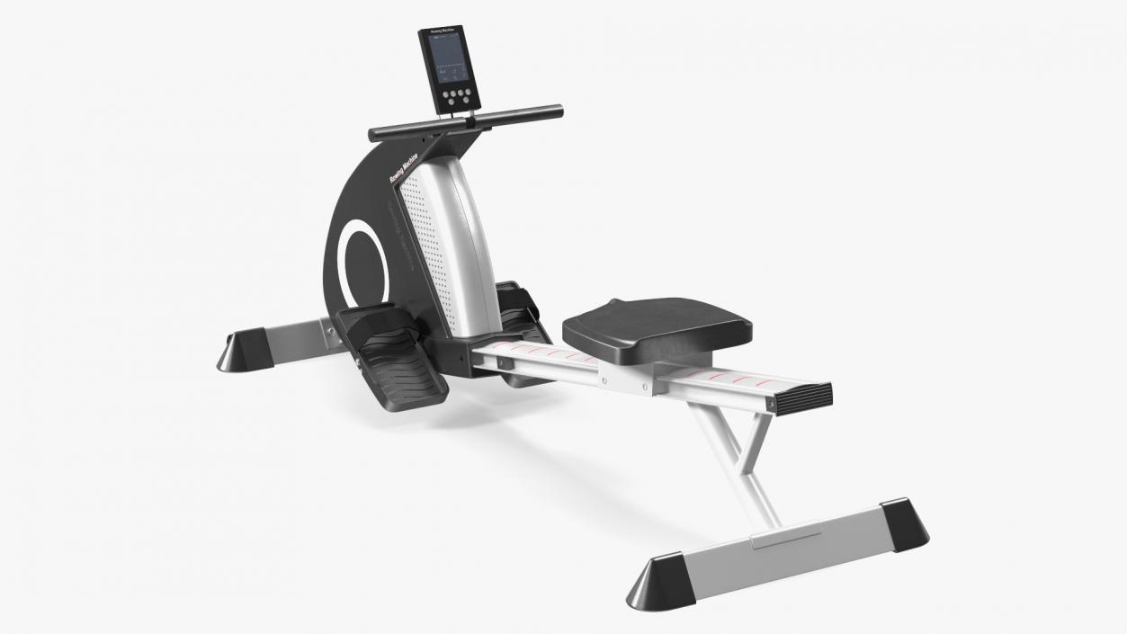 3D Magnetic Rowing Machine model