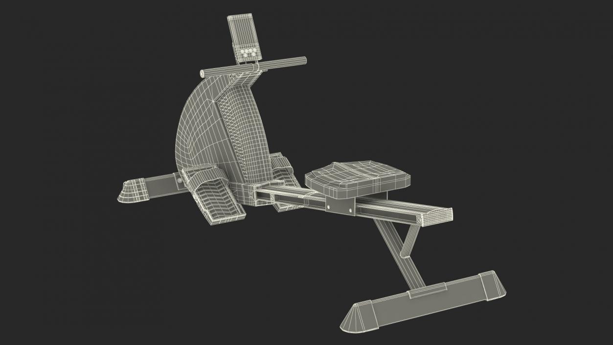 3D Magnetic Rowing Machine model