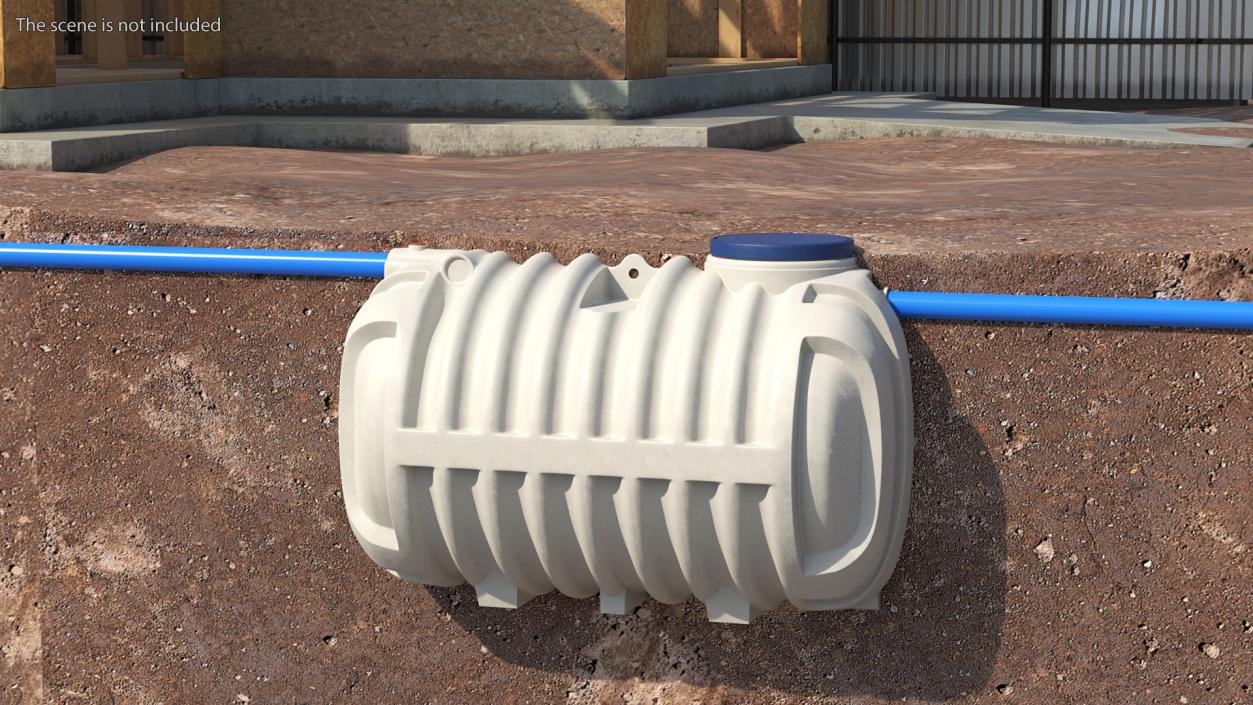 Plastic Septic Tank 3D model