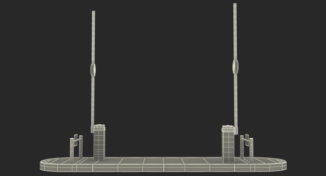 Security Gates 3D model