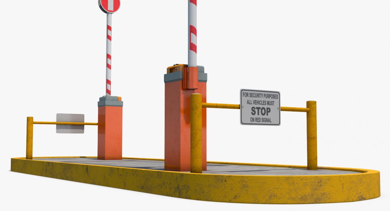 Security Gates 3D model