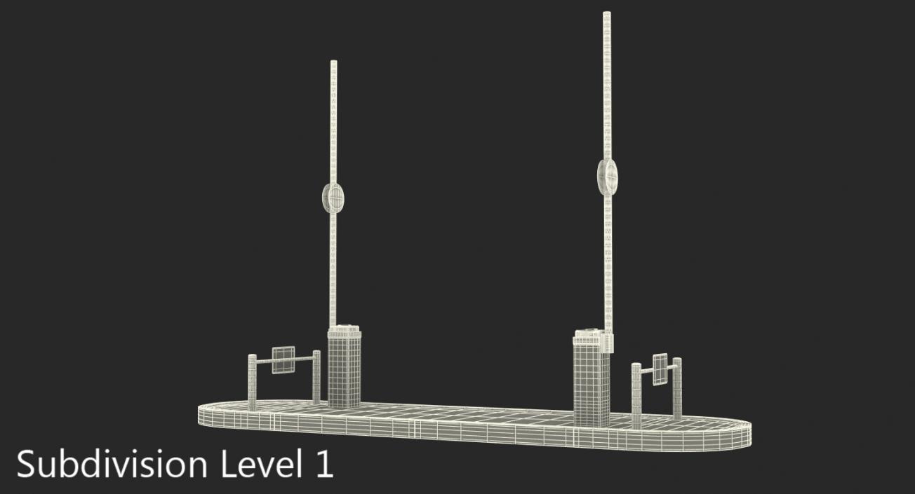 Security Gates 3D model