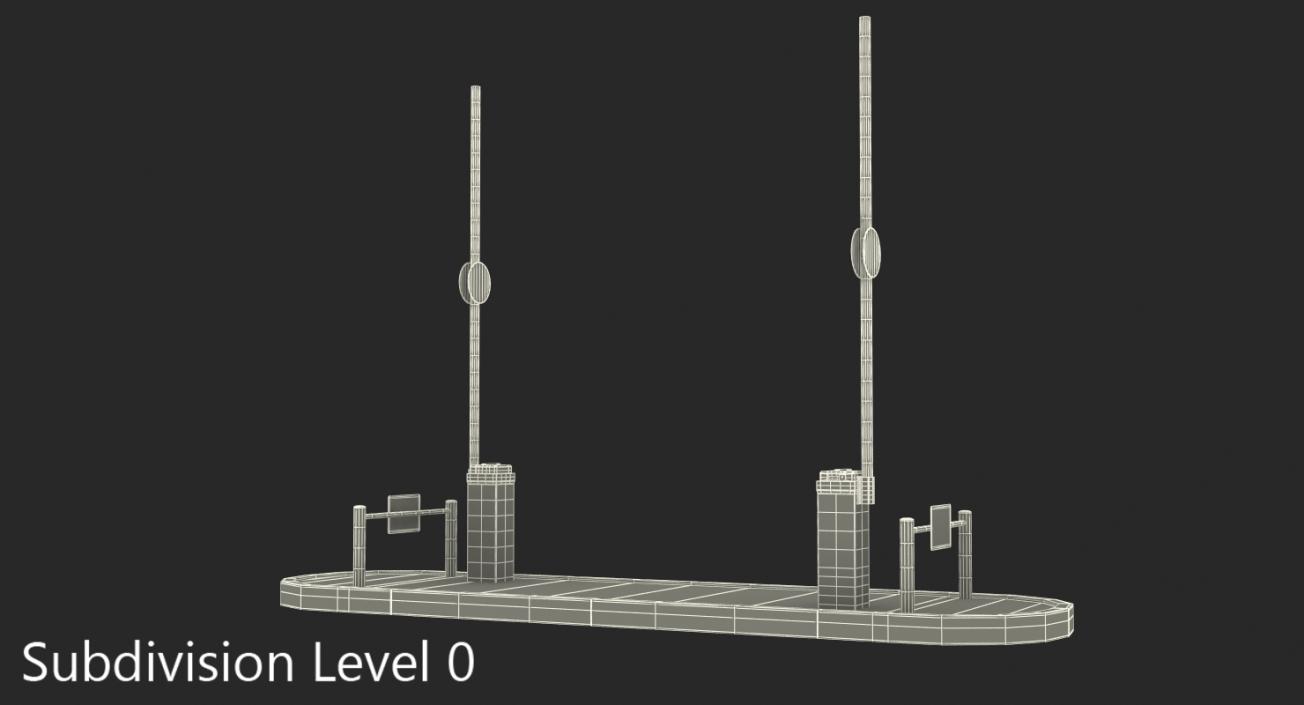 Security Gates 3D model