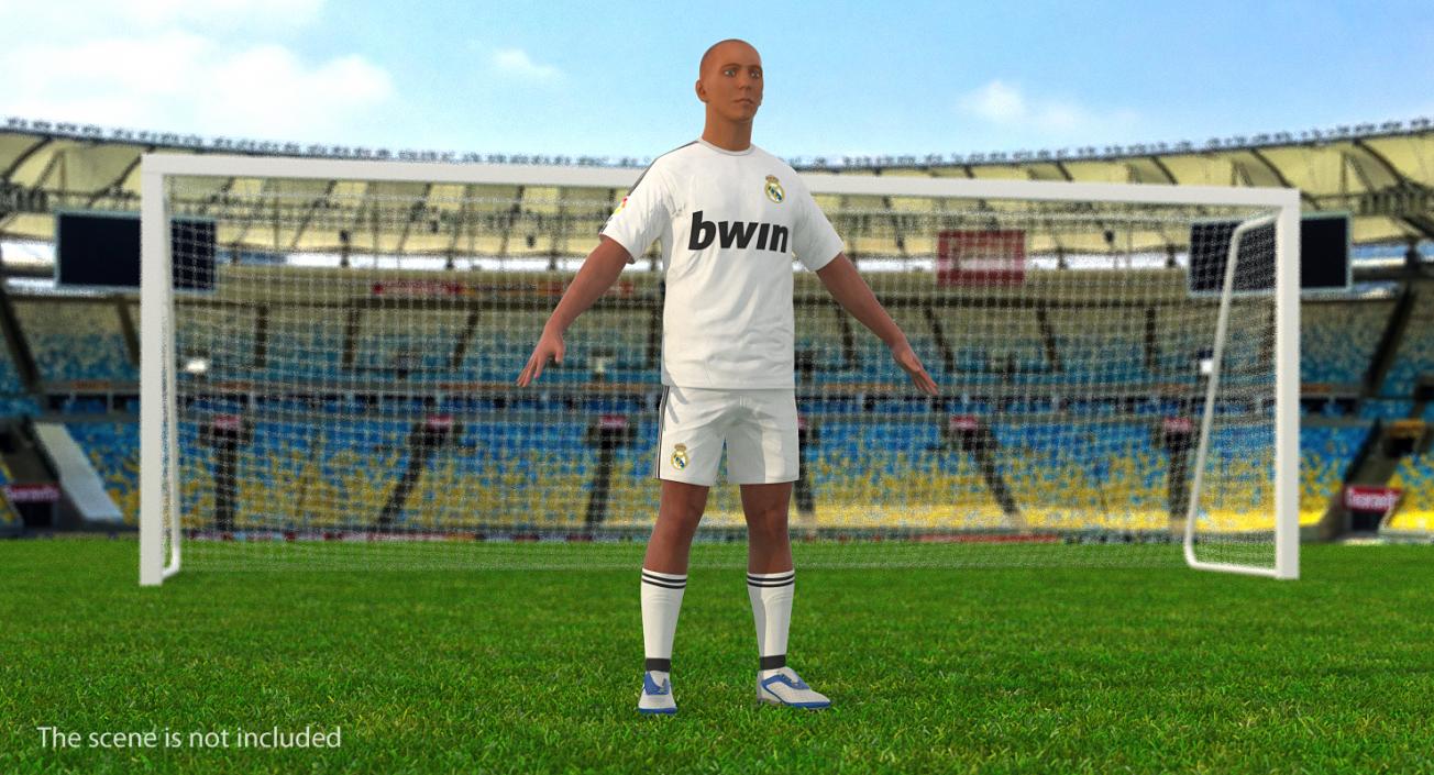 Soccer or Football Player Real Madrid 3D