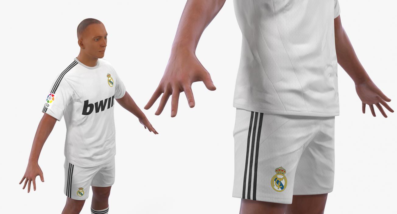 Soccer or Football Player Real Madrid 3D