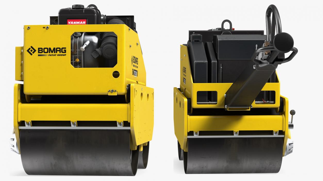 3D Road Compactors Collection 6 model