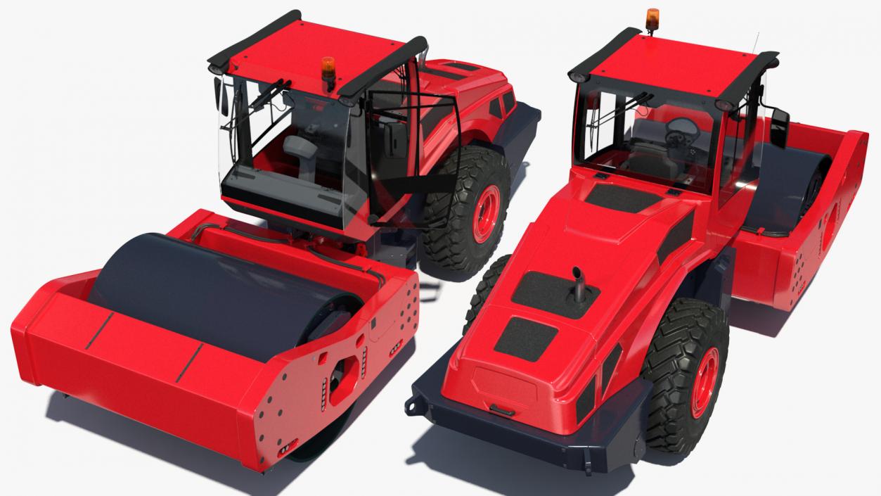 3D Road Compactors Collection 6 model