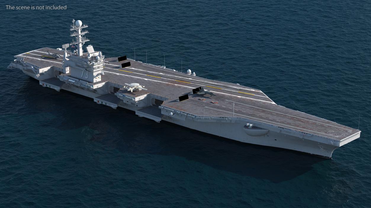 3D model USS George Washington With Aircraft