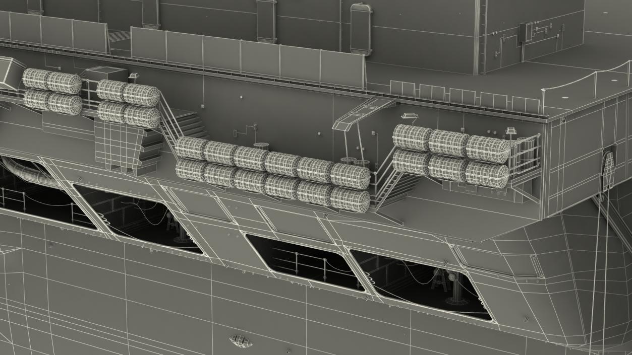 3D model USS George Washington With Aircraft