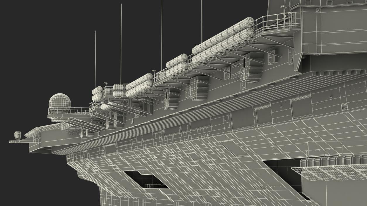 3D model USS George Washington With Aircraft