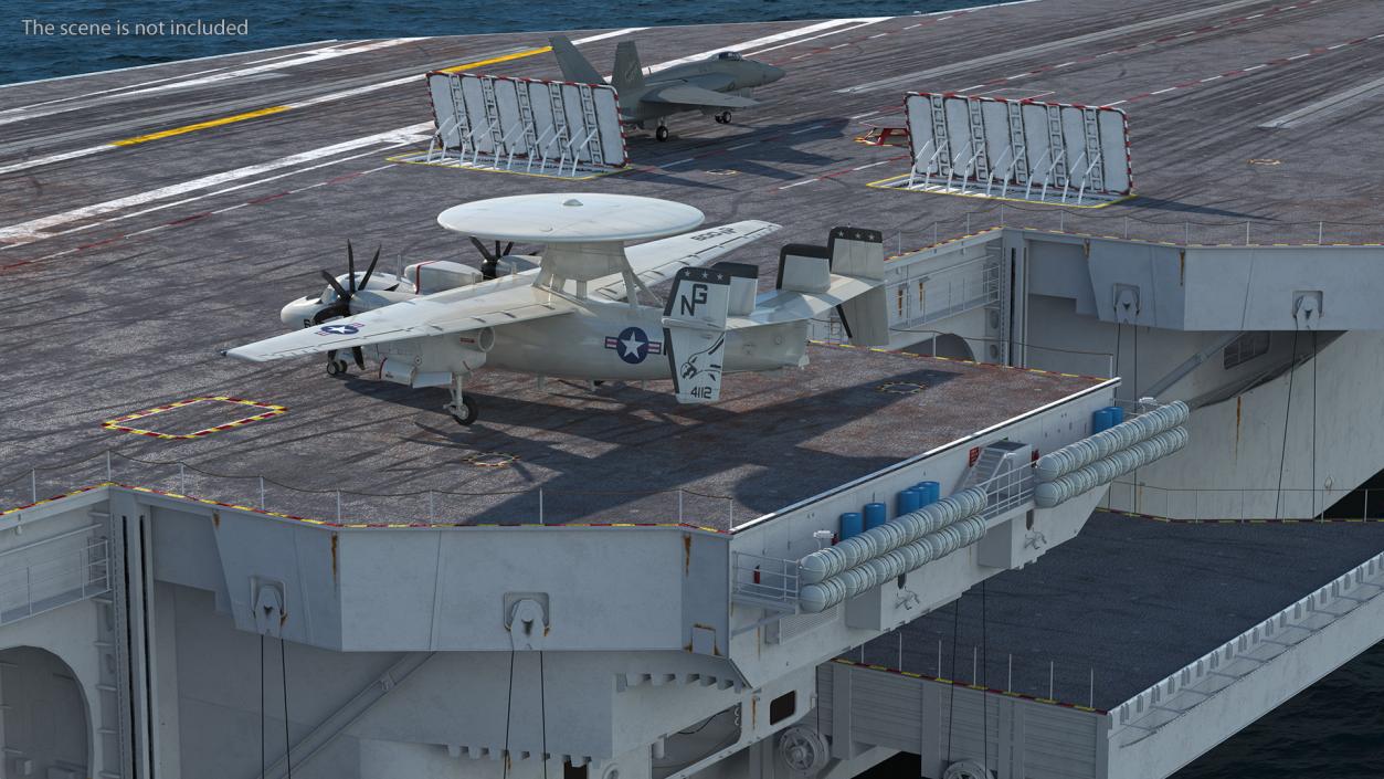 3D model USS George Washington With Aircraft