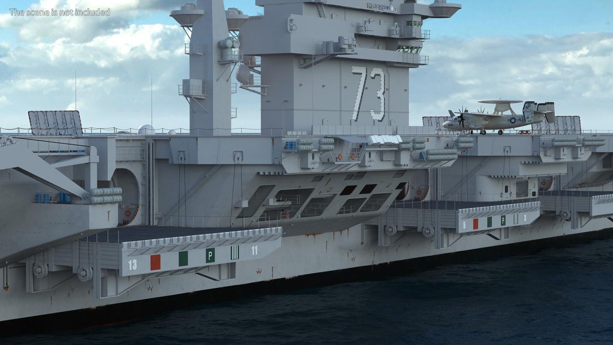 3D model USS George Washington With Aircraft