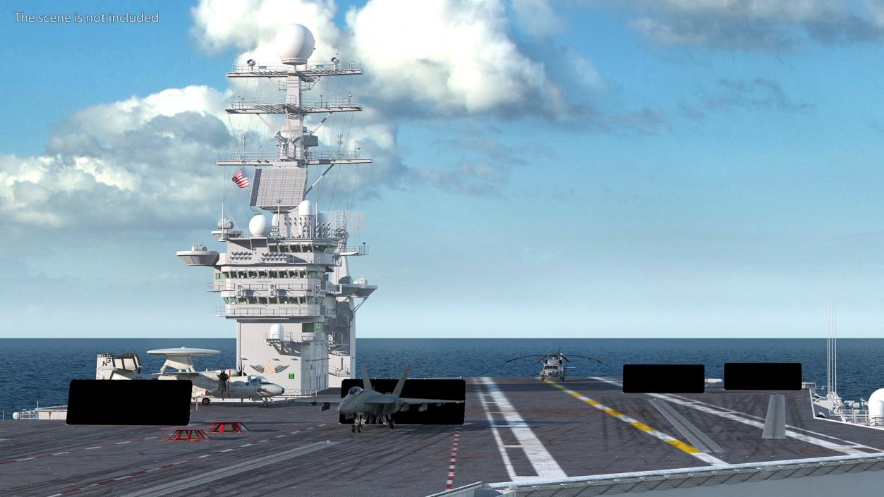 3D model USS George Washington With Aircraft