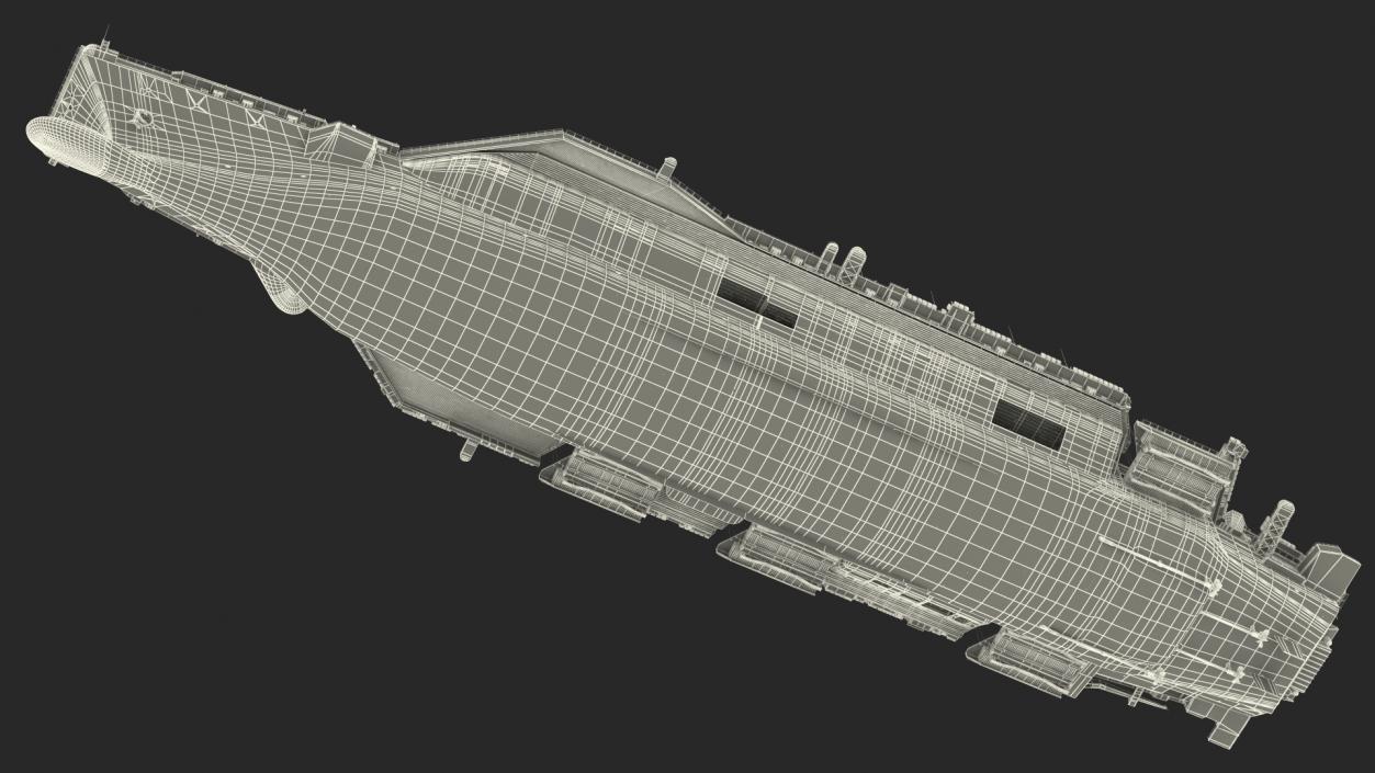 3D model USS George Washington With Aircraft