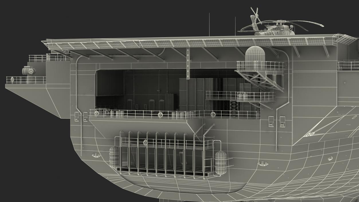 3D model USS George Washington With Aircraft