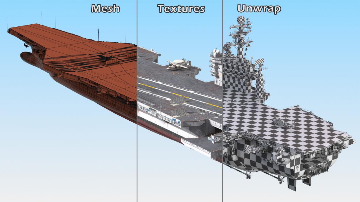 3D model USS George Washington With Aircraft