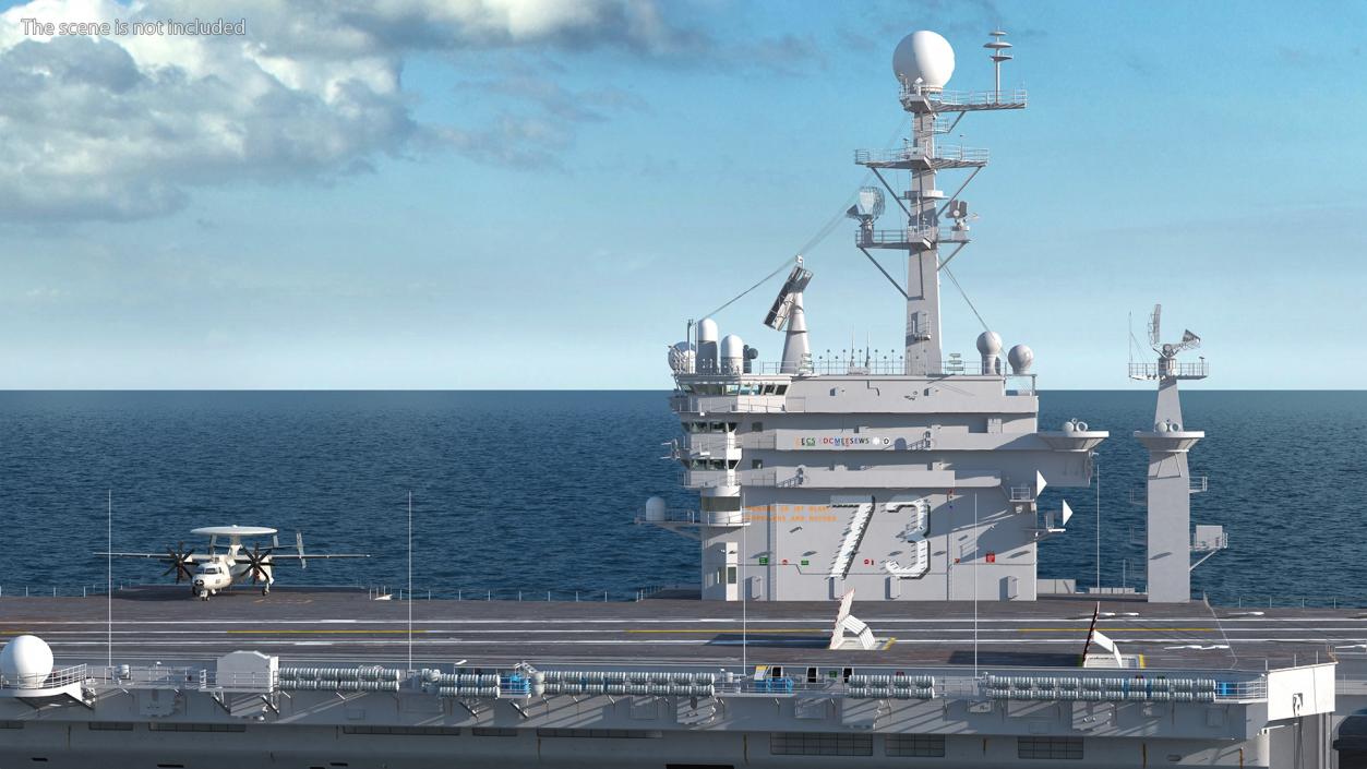 3D model USS George Washington With Aircraft