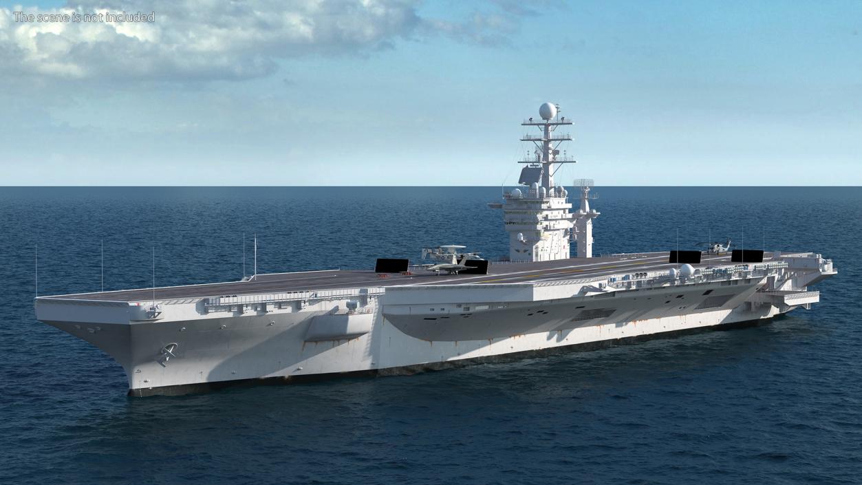 3D model USS George Washington With Aircraft