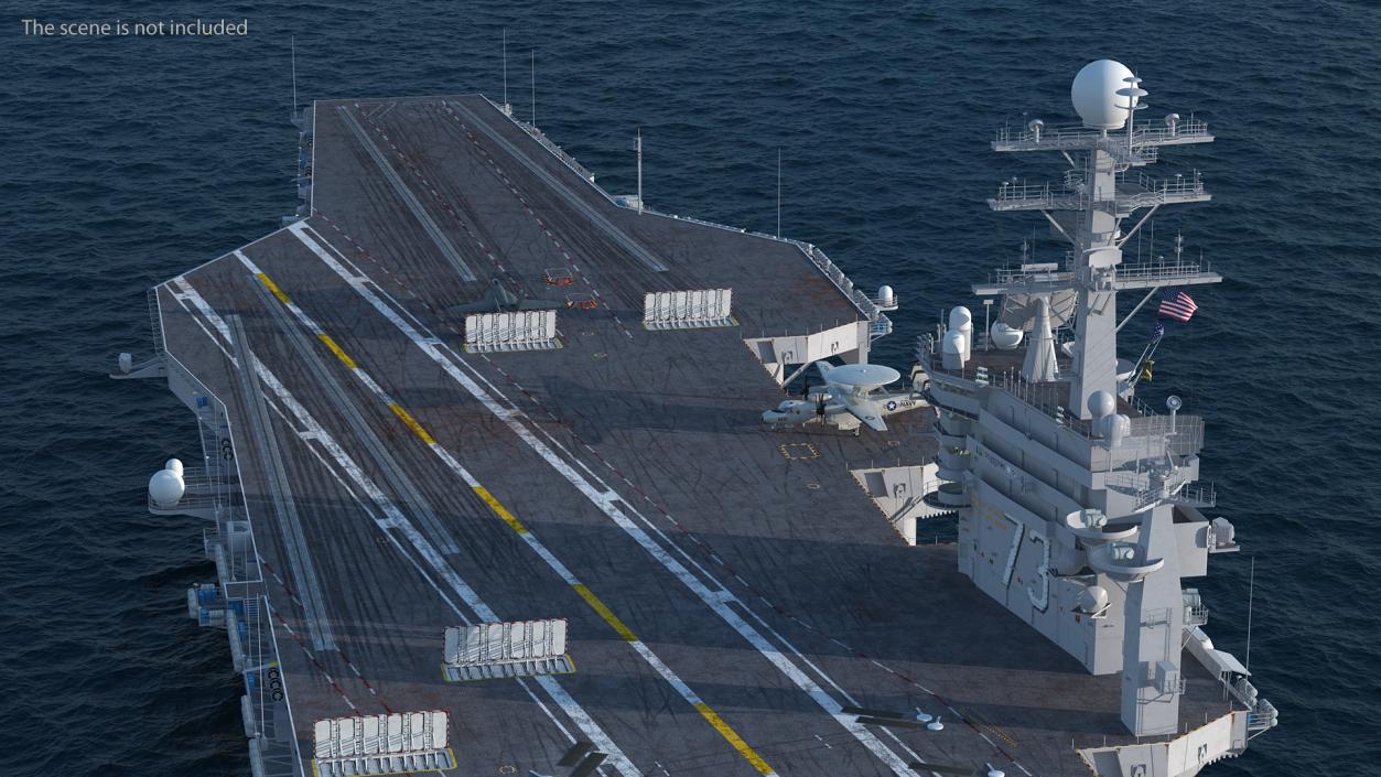 3D model USS George Washington With Aircraft